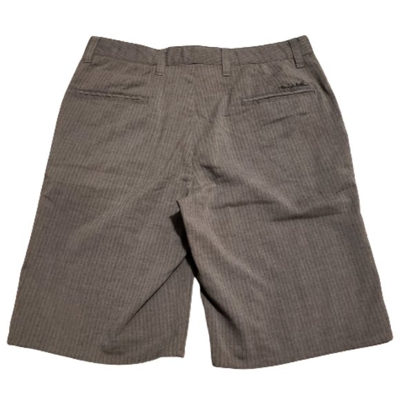 Travis Mathew Golf Shorts Gray | Men's 32 Pinstripe Summer Preppy Outdoor Casual - Picture 2 of 8